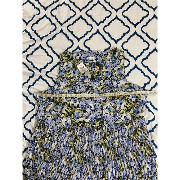 NWT J. Jill Women's Granite Watery Bloom Sleeveless Dress - XLP - Picture 5 of 12